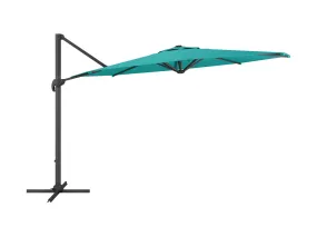 11.5ft Deluxe Offset Patio Umbrella - Turquoise