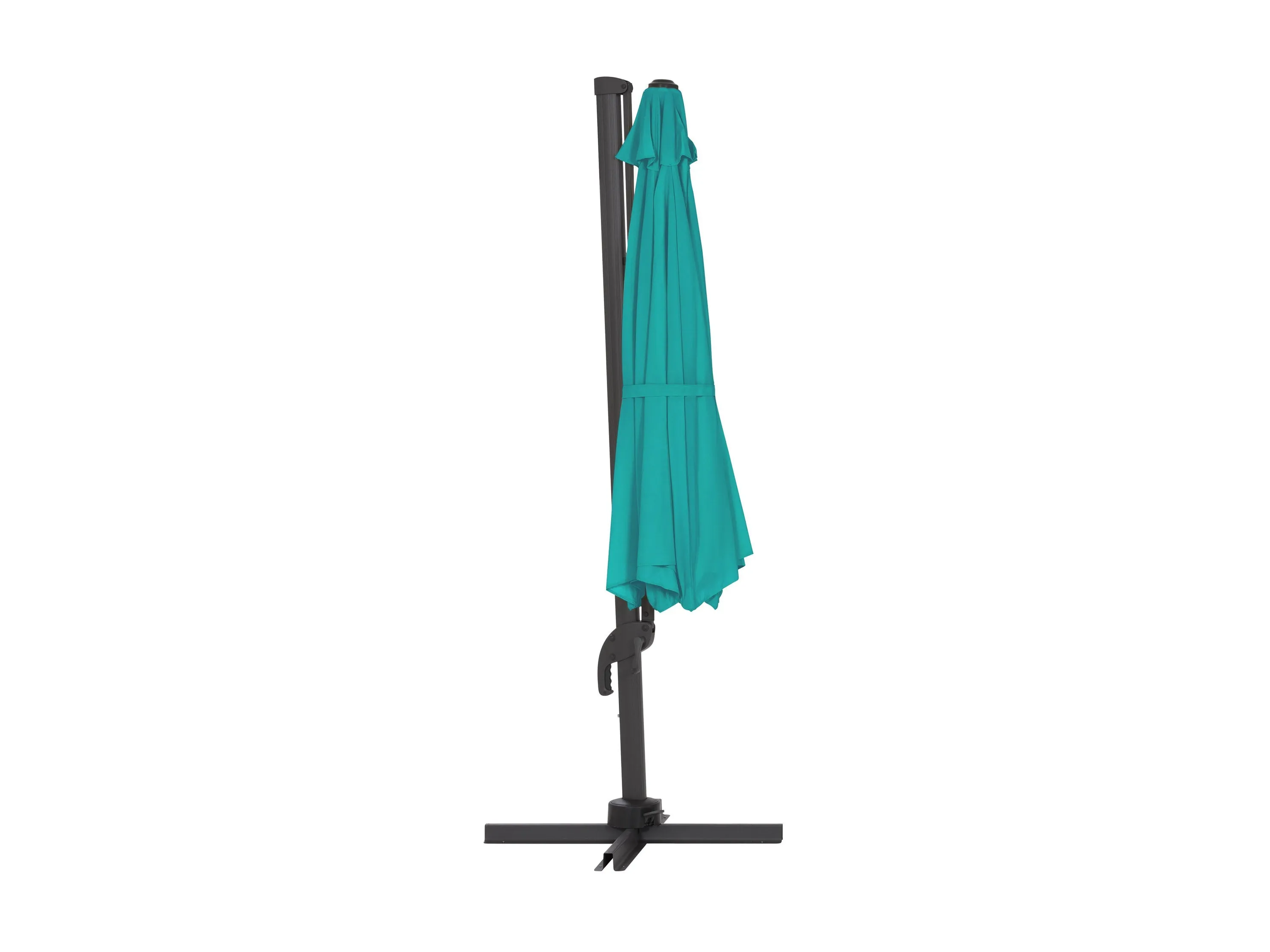 11.5ft Deluxe Offset Patio Umbrella - Turquoise