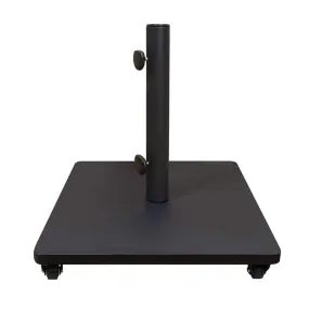 120lb Steel Umbrella Base With Casters (Black)