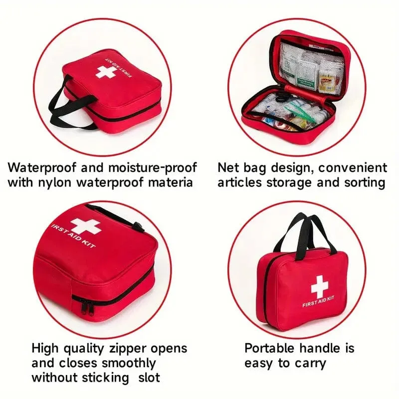 184-Piece: Multi-Purpose First Aid Kit