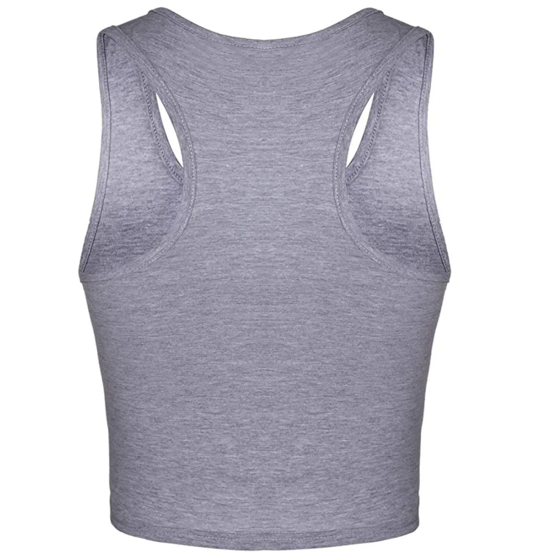 4-Pack: Women's Crop Sleeveless Racerback Tank Tops