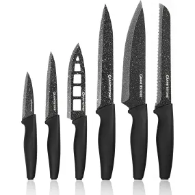 6-Piece: Granitestone Nutriblade Knives Set