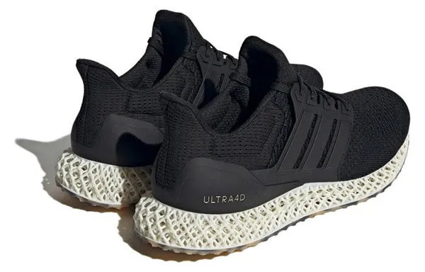 Adidas Ultra 4D Running Shoes 'Core Black White', black