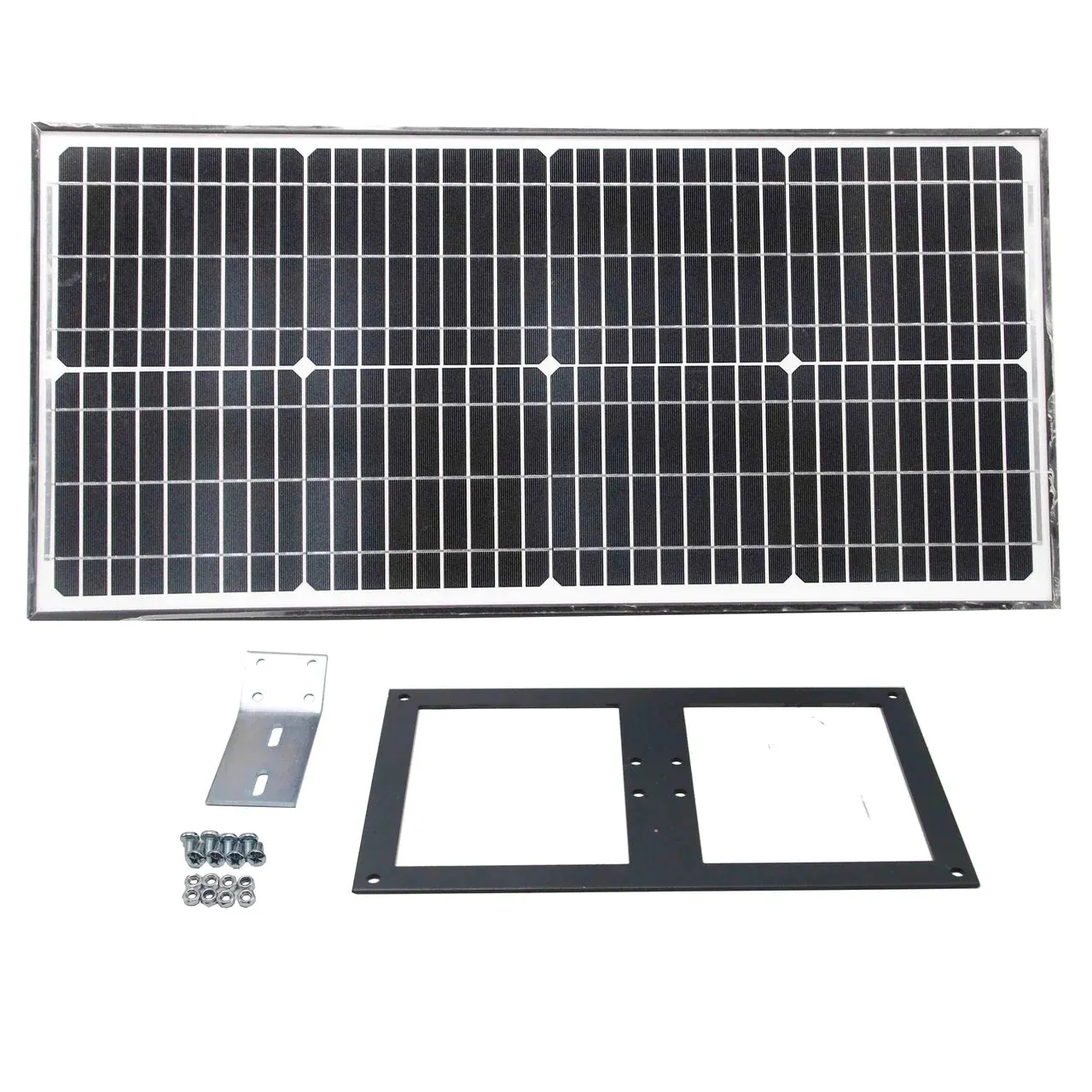 Aleko Single Swing Gate Operator - AS600 AC/DC - Solar Kit 60W