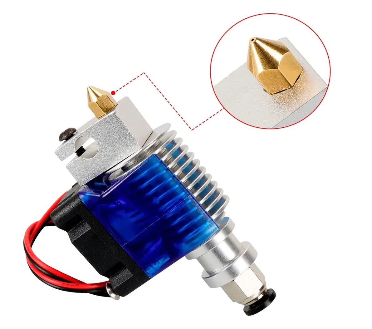 Aluminum Alloy E3D V6 Bowden Extruder J-head Hotend For 3D Printer