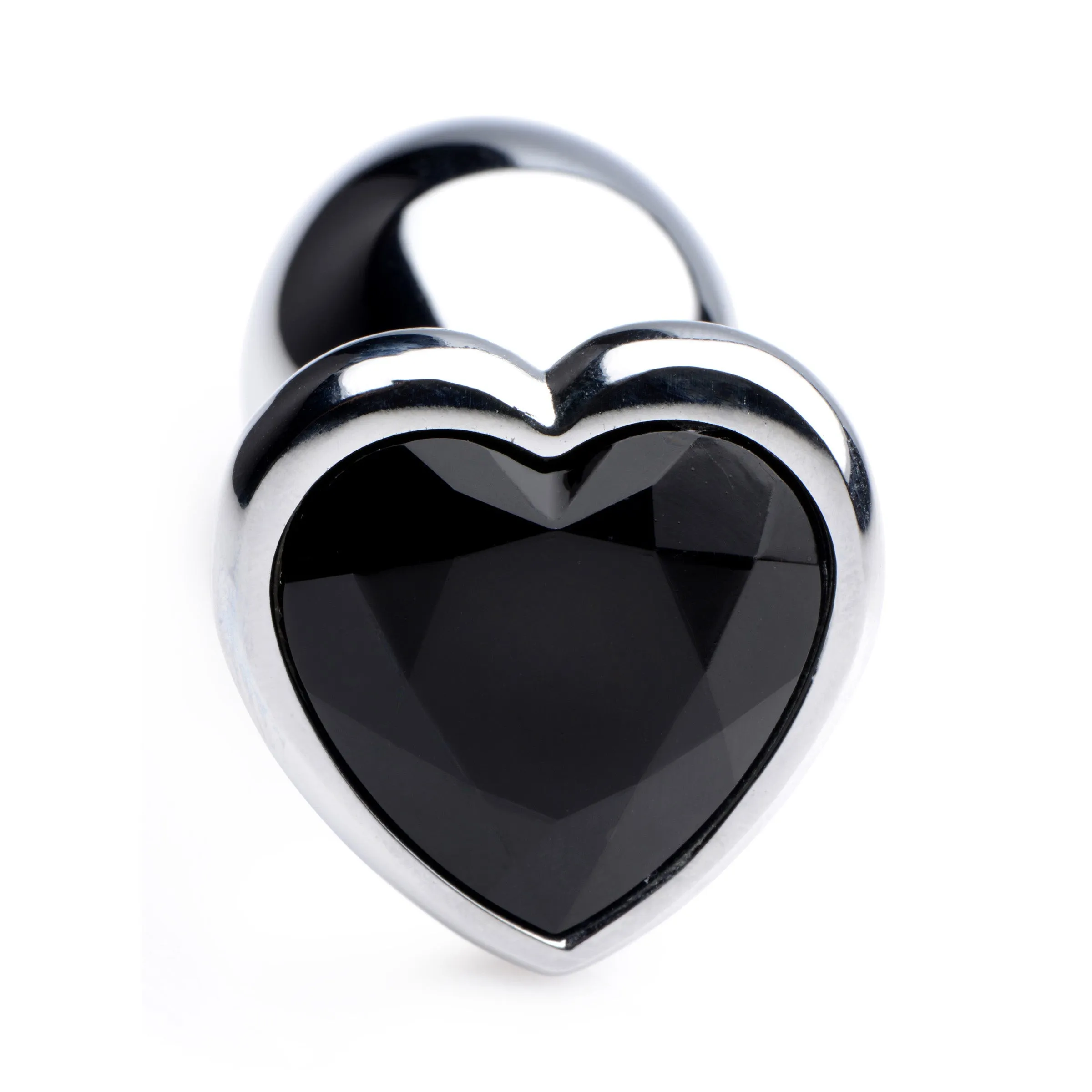 Black Heart Gem Anal Plug - Small