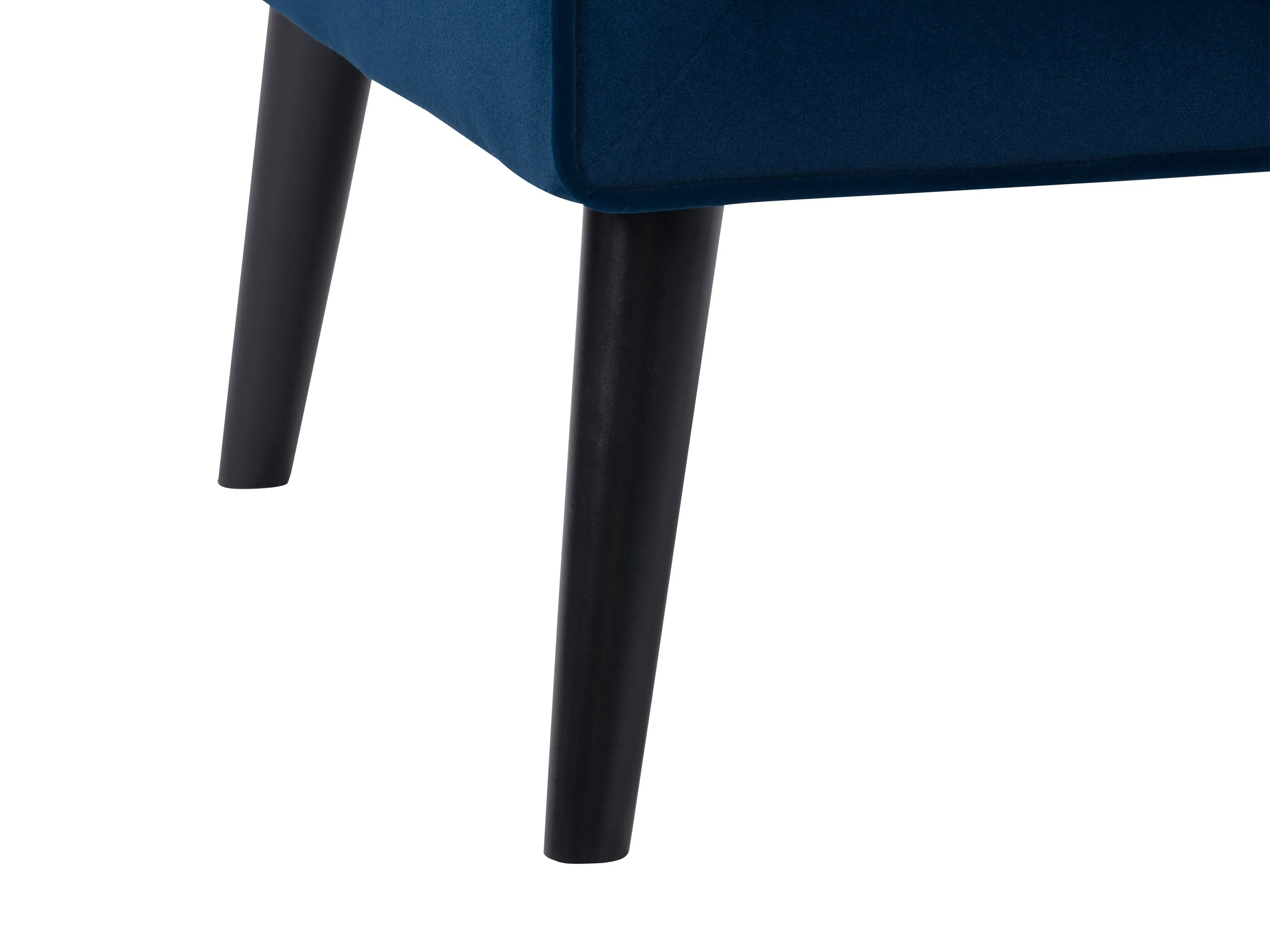 Blue Velvet Accent Chair