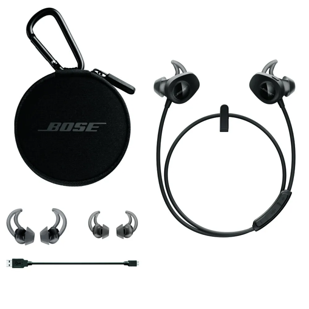 Bose SoundSport Wireless Earbuds Sweatproof Bluetooth Headphones for Running and Sports