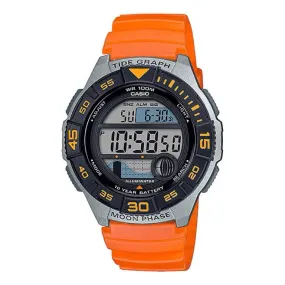 Casio Men's Sports Orange Resin Band Watch WS1100H-4A WS1100H-4A