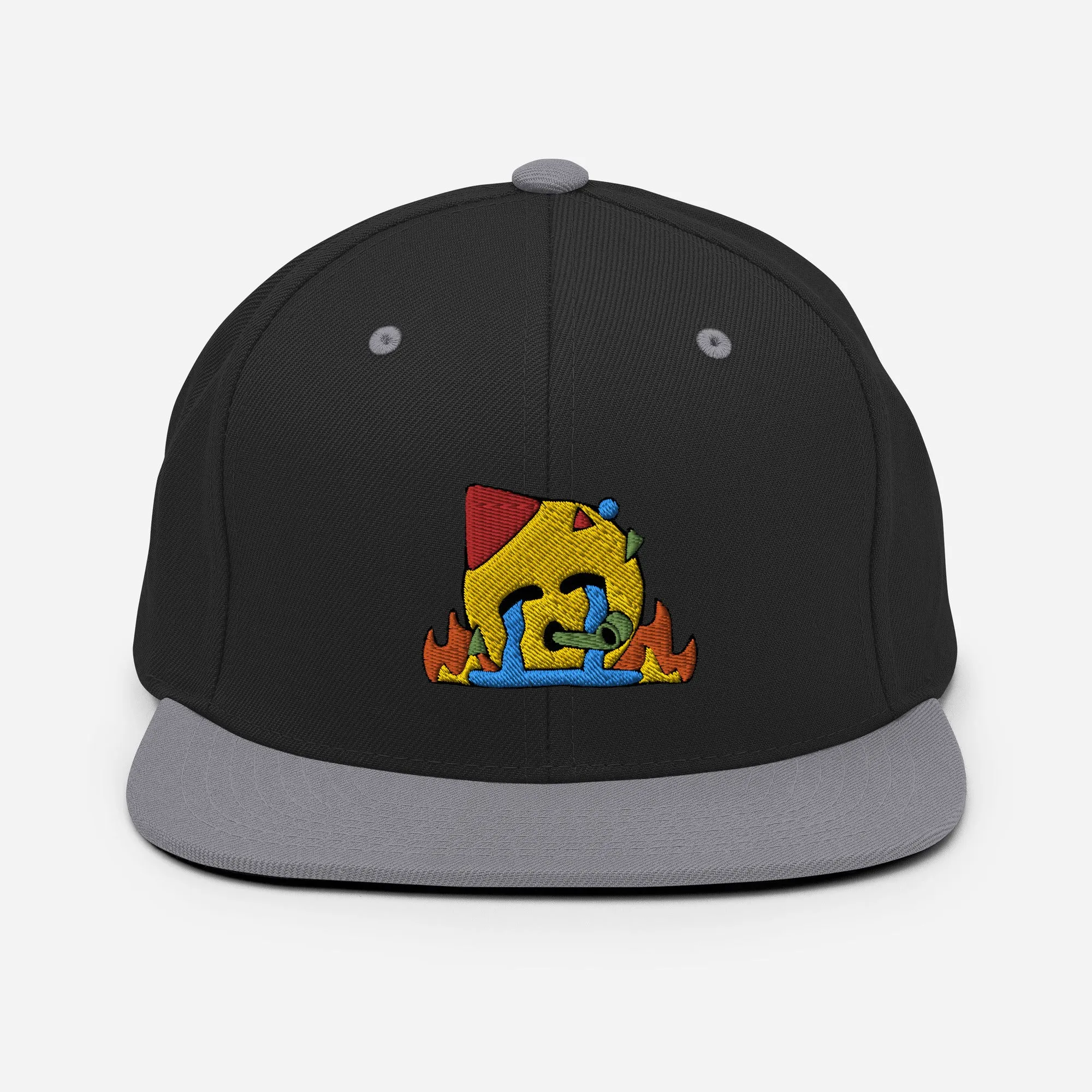 Chaotic Party Emoji Embroidered Snapback