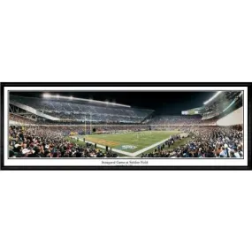 Chicago Bears Inaugural Game" - 13.5"x39" Standard Black Frame"