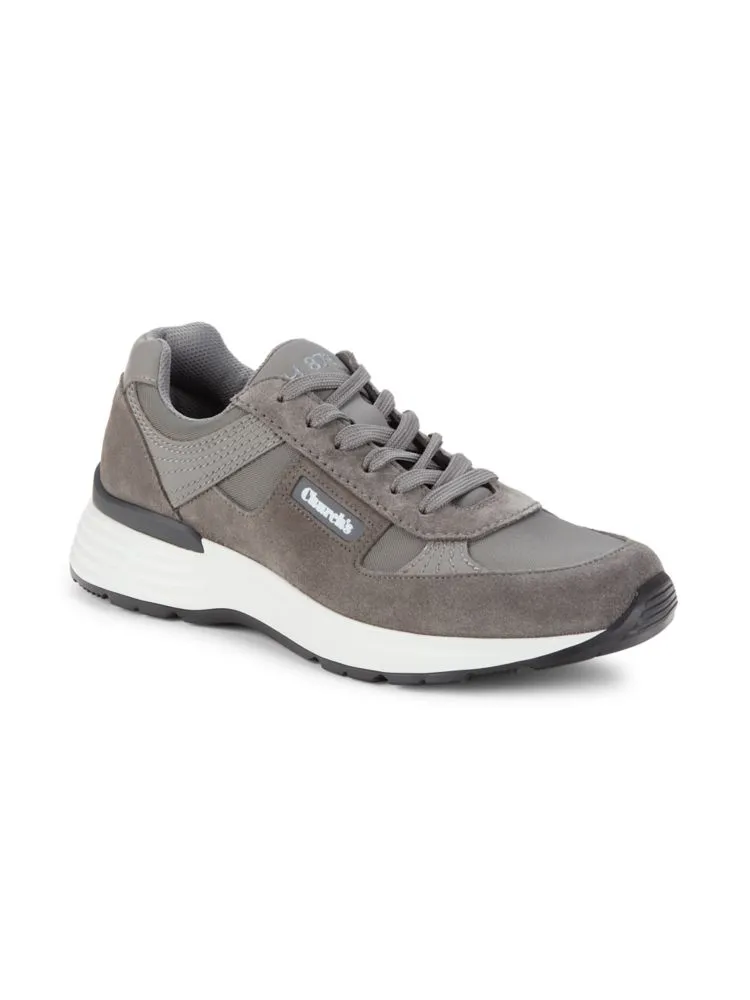 Church'S Logo Running Shoe - Army Gray