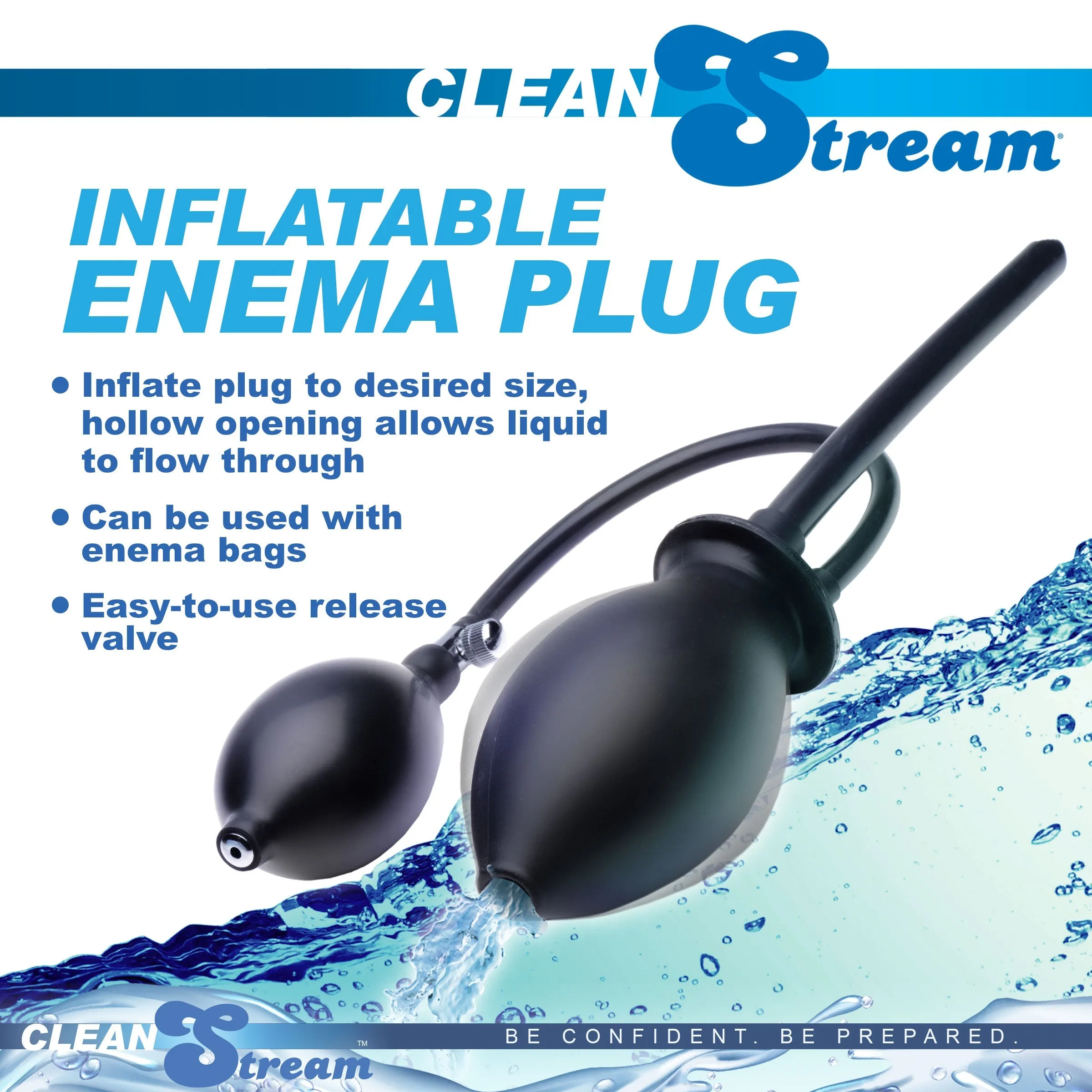 CleanStream Inflatable Enema Plug