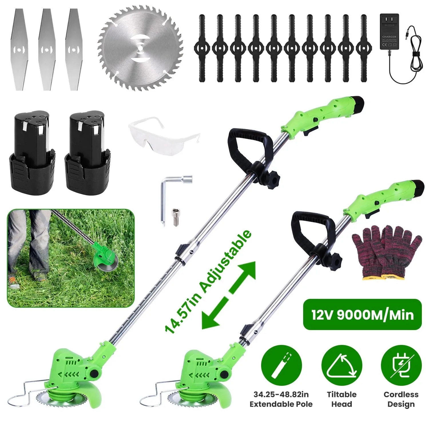 Cordless Rechargeable Grass Trimmer