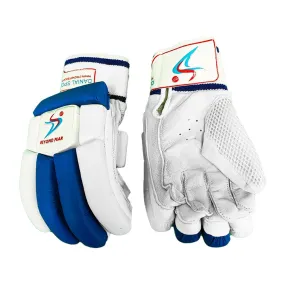 DS Sports Blue/White 1.0 Batting Gloves Junior