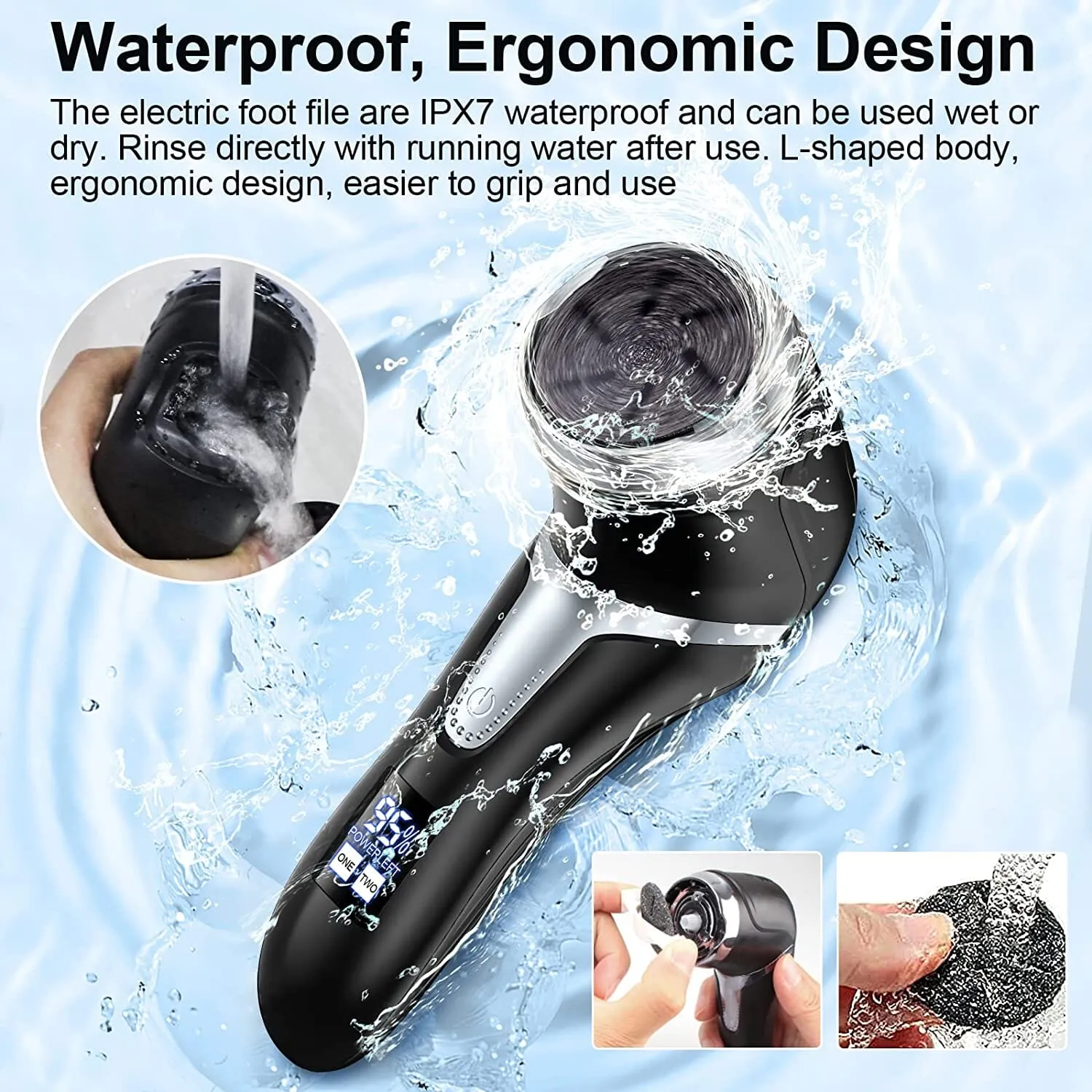 Electric Foot Callus Remover with Vacuum Cleaner