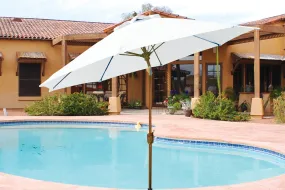 Galtech 736 9' Standard Auto Tilt Outdoor Market Umbrella