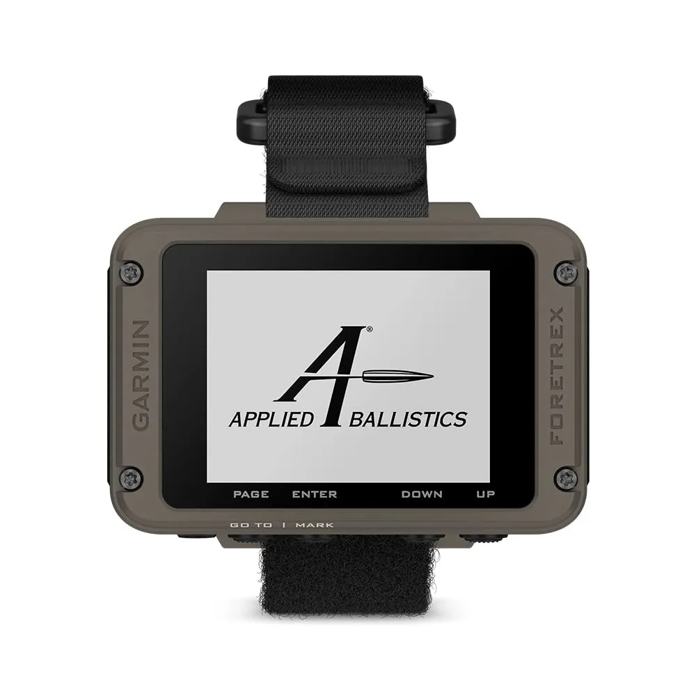 Garmin Foretrex 901, Ballistics Edition, Wrist-Mounted GPS Navigators, Upgraded Multi-Band GNSS, Longer Battery Life