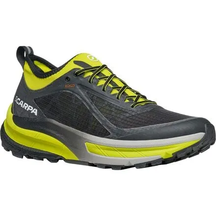 Golden Gate ATR Men's Scarpa Trail Running Shoe, Black/Lime