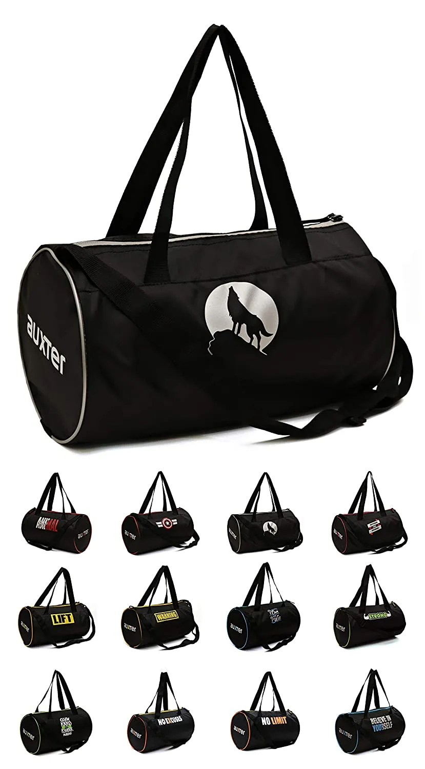 Gym Bag Duffel Bag for boys Girls Black 15 ltr.