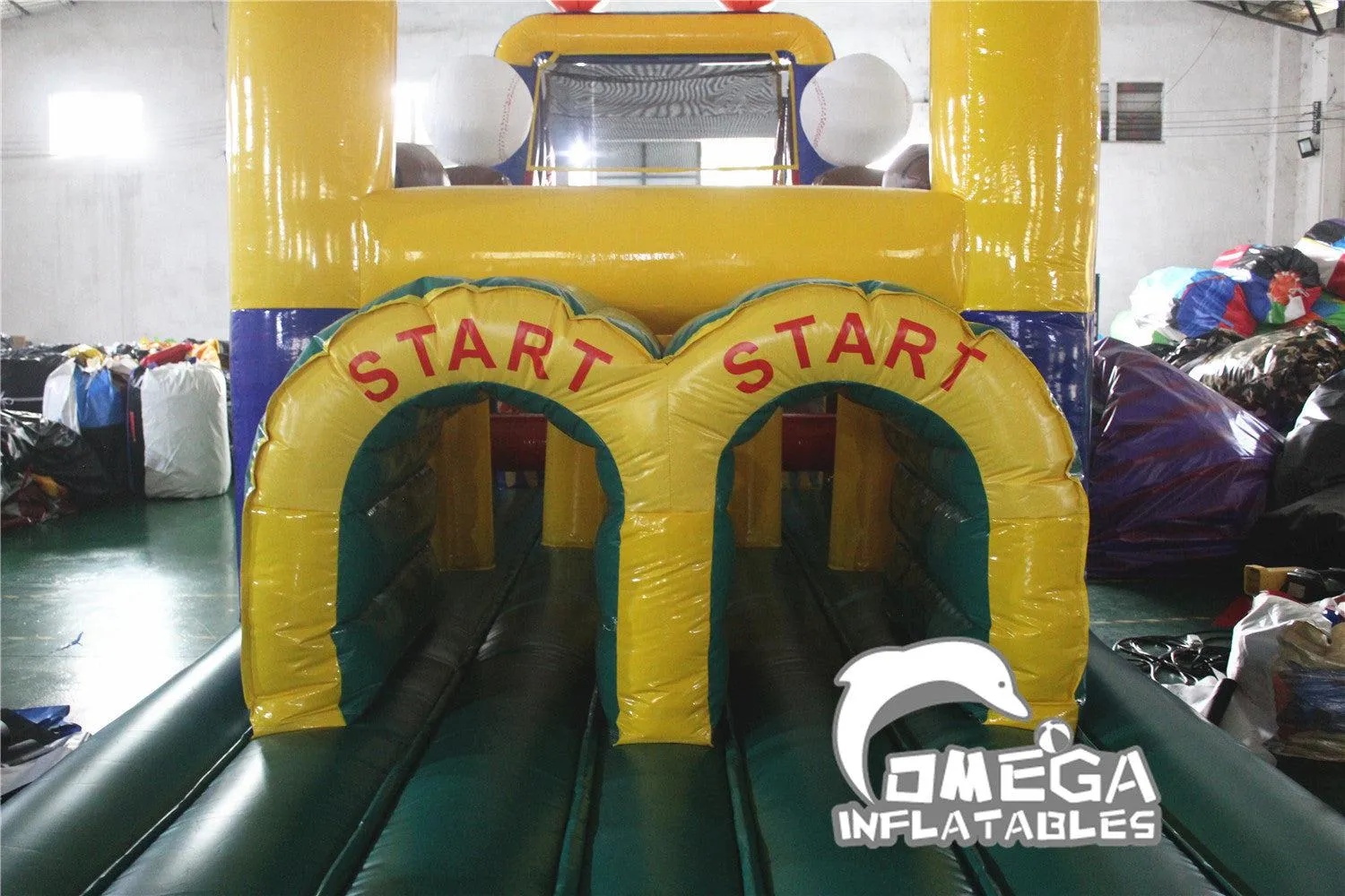 Inflatable Sports Obstacle Course Castle