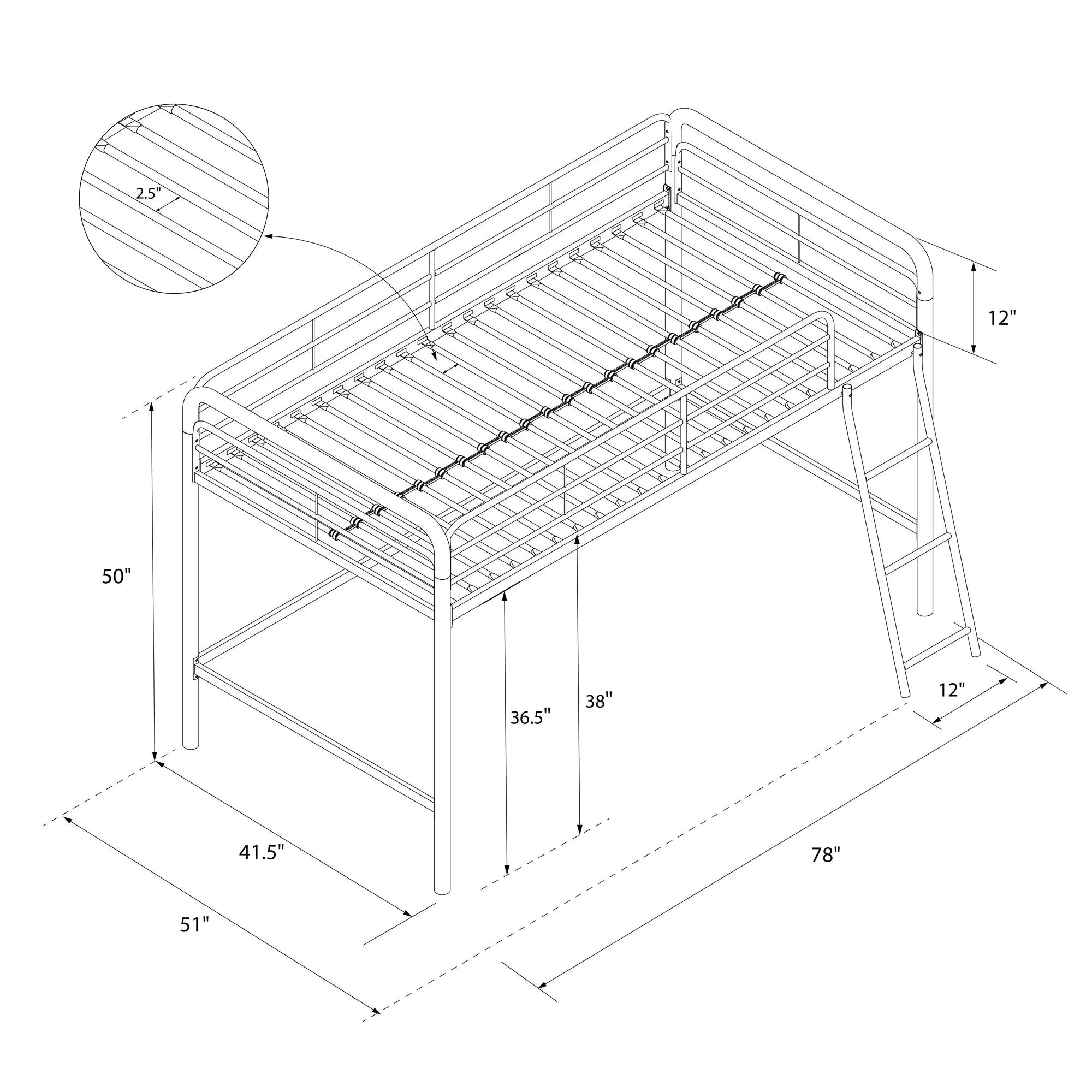 Jett Junior Loft Bed