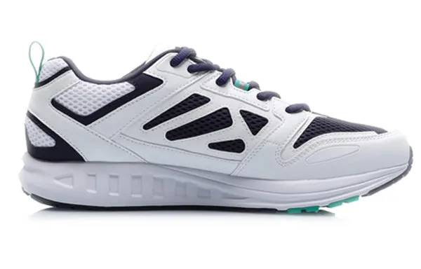 Li-Ning Running Low 'White Black' Sneakers, Green