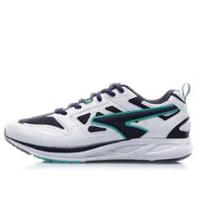 Li-Ning Running Low 'White Black' Sneakers, Green