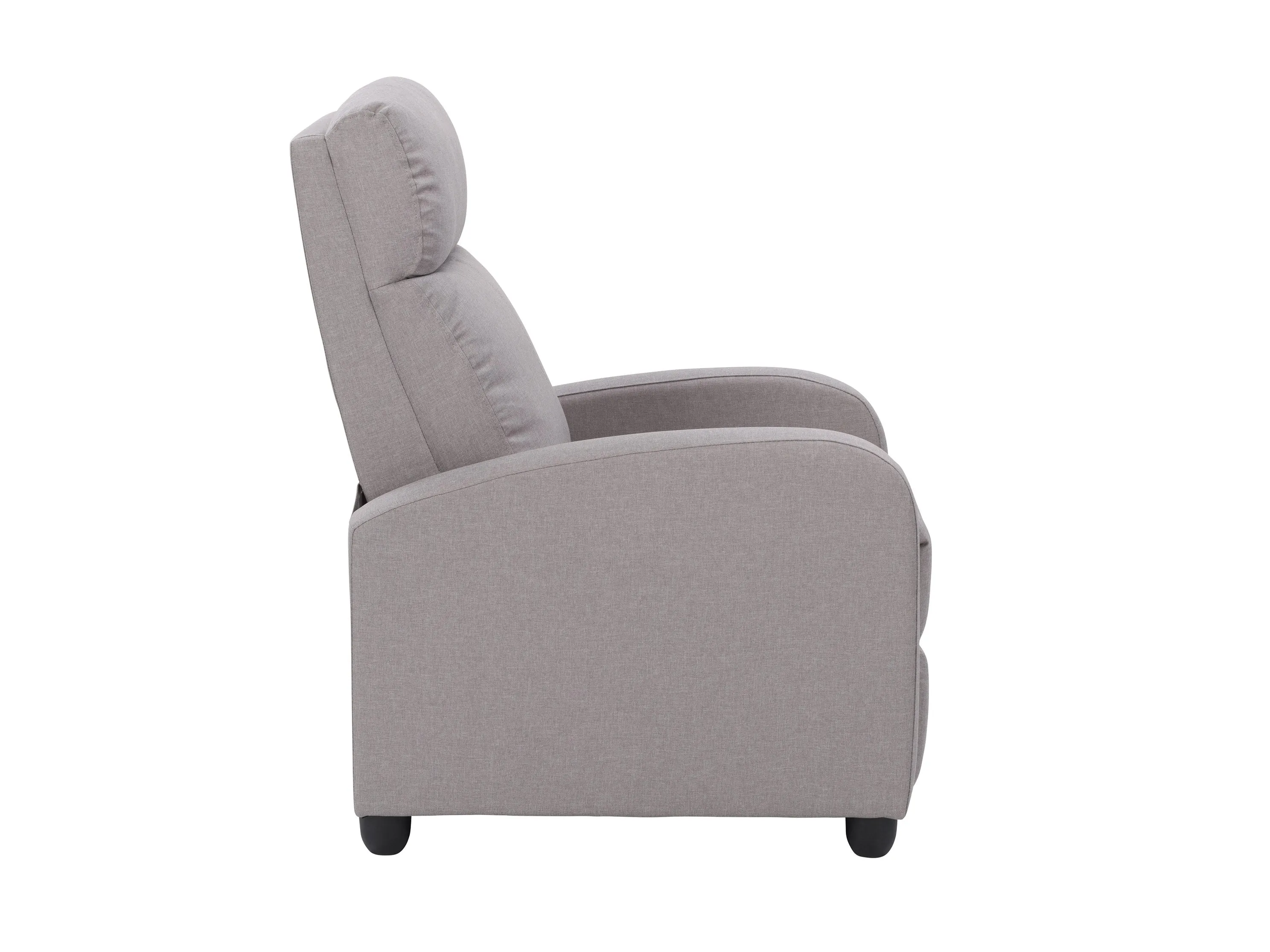 Light Grey Push Back Recliner