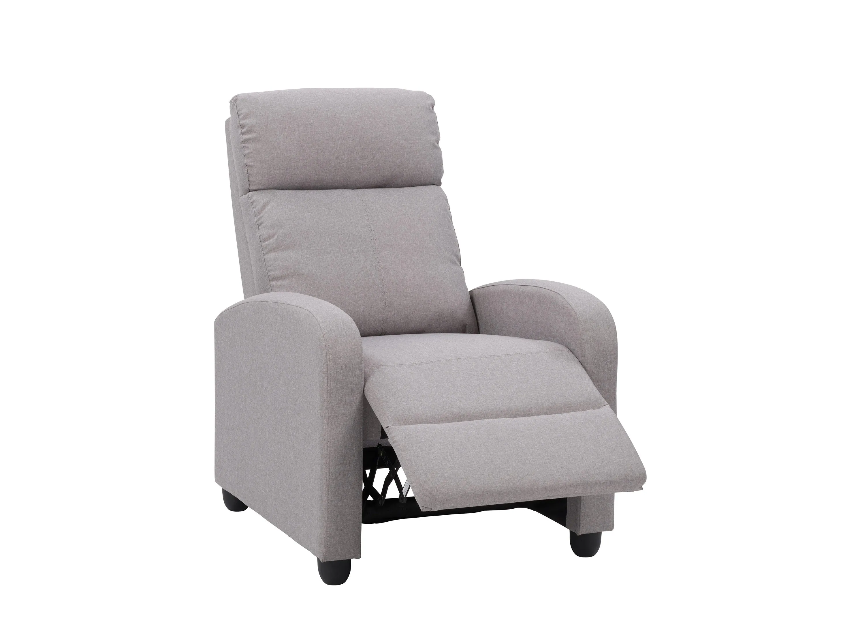 Light Grey Push Back Recliner