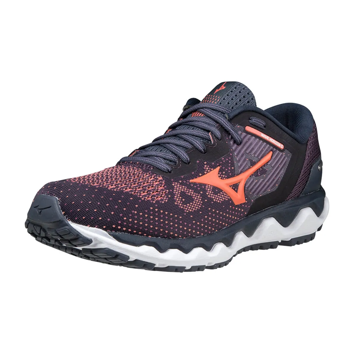 Mizuno Wave Horizon 5 Womens | Nightshade/lcoral/mgrape