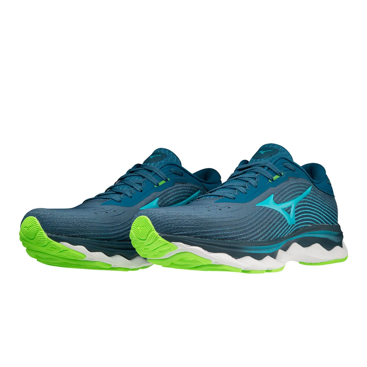 Mizuno Wave Sky 5 Mens | Moroccanb/peacockb/ggeck