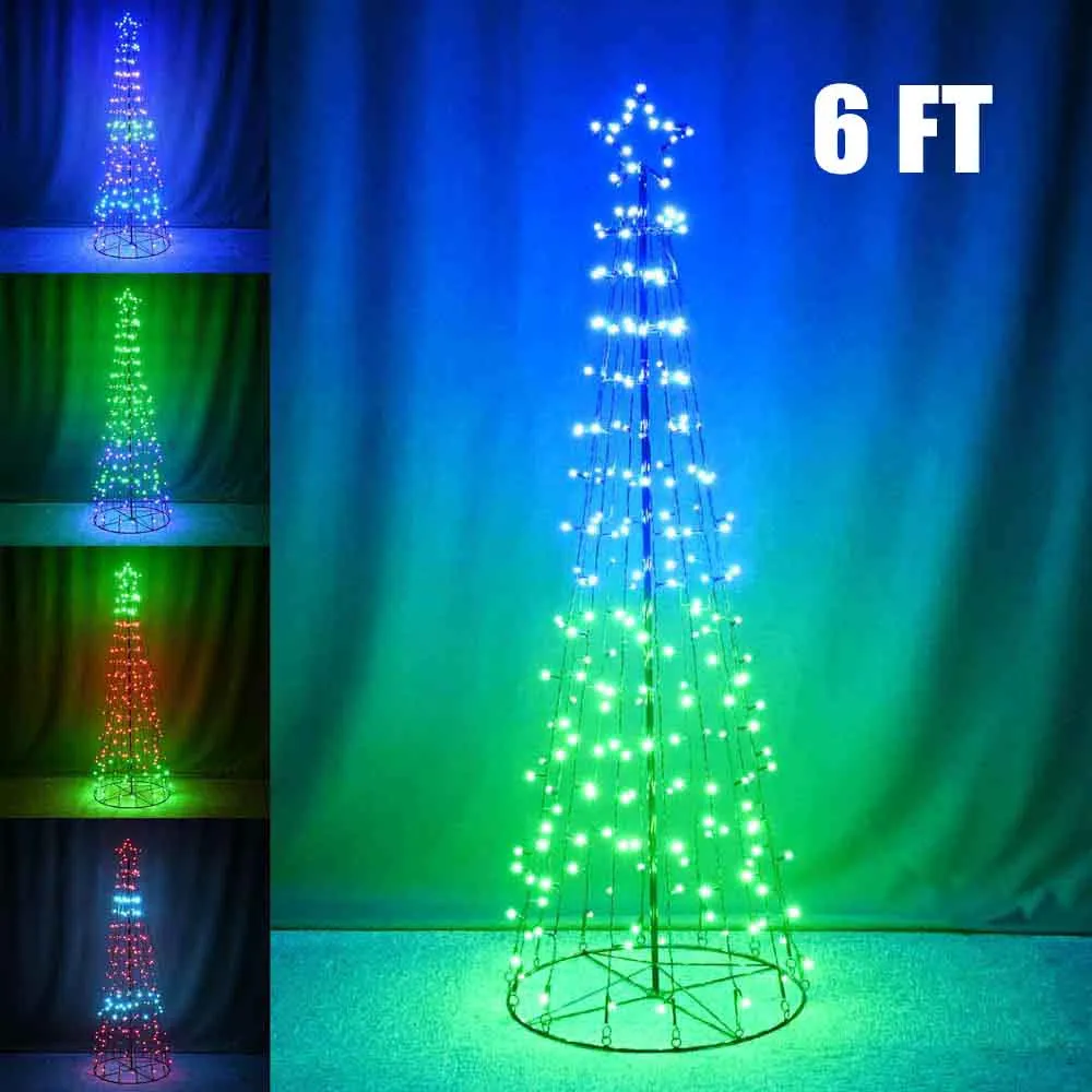 Multicolor Animated Light Show Christmas Tree APP Control