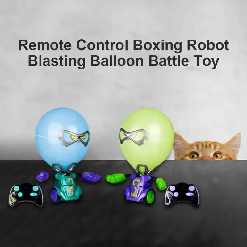 Multiplayer Robot Battle Game: RC Balloon Fighting Robots for Indoor Fun