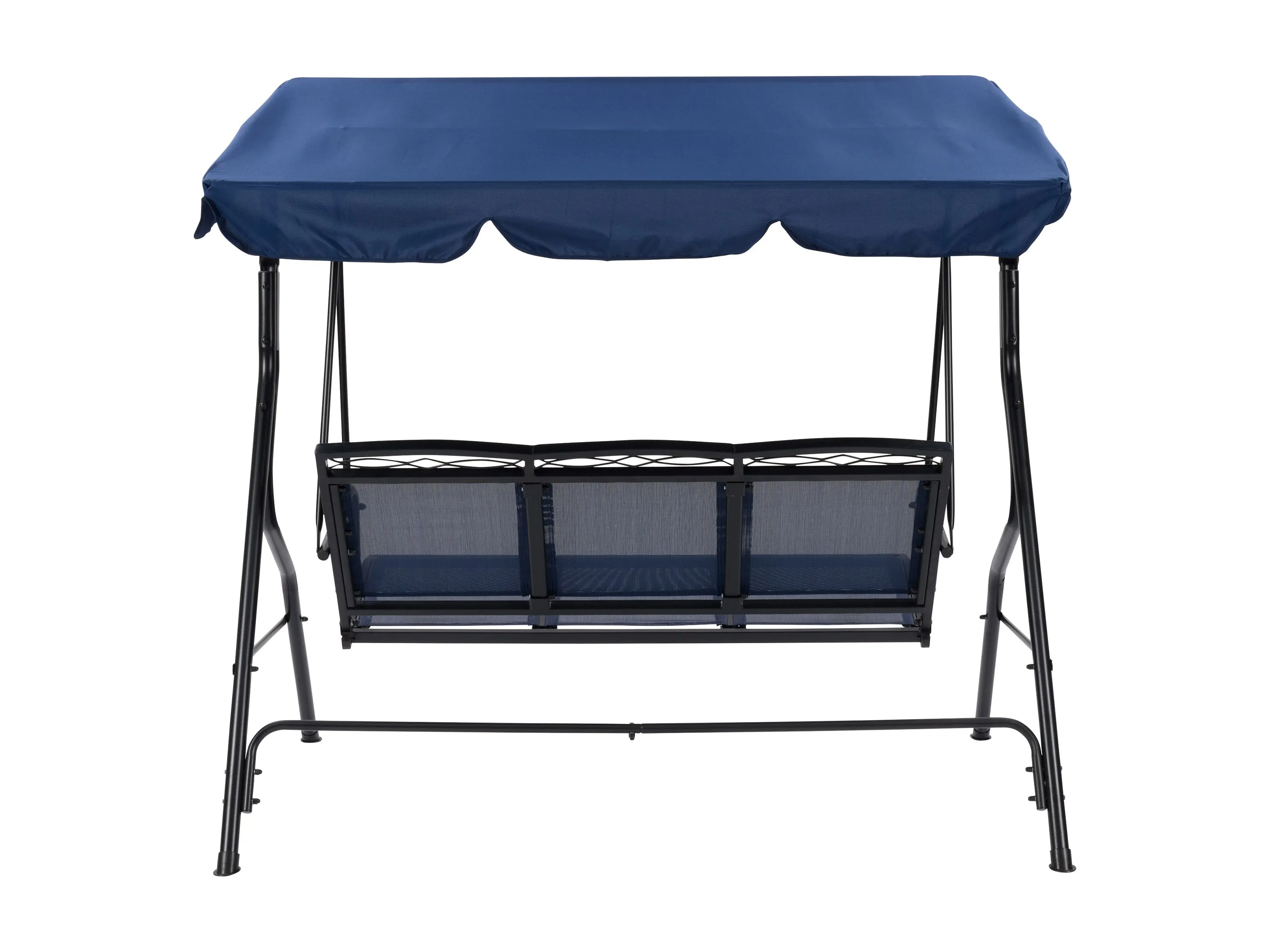 Navy Blue Patio Swing With Canopy