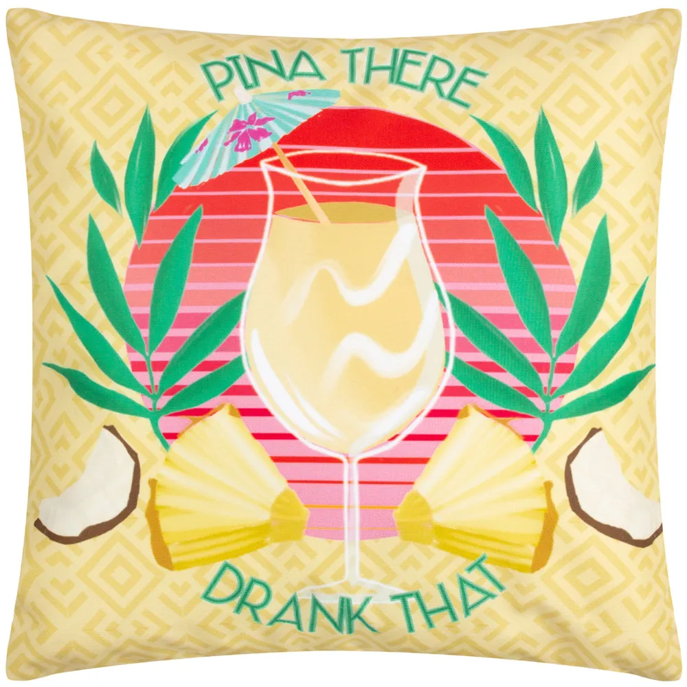 Pina There Outdoor Cushion Yellow