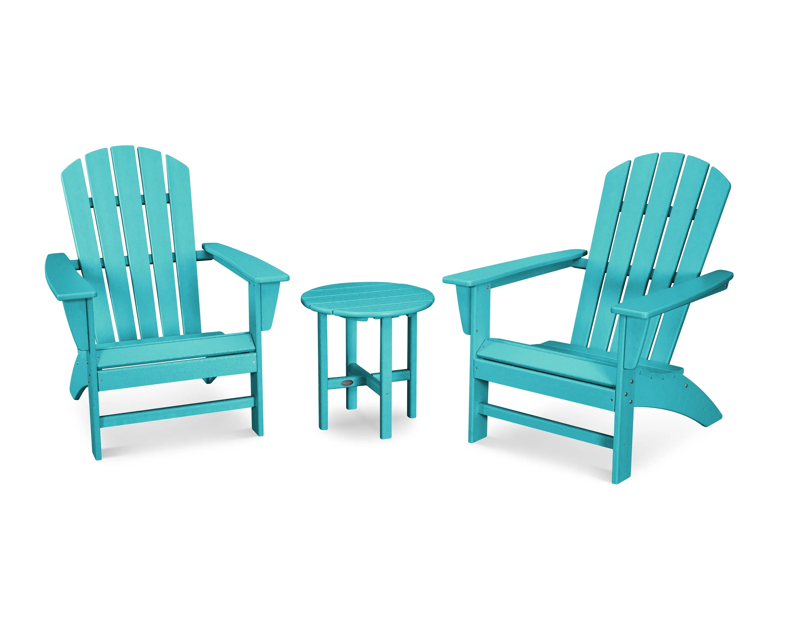 POLYWOOD® Nautical 3-Piece Adirondack Set