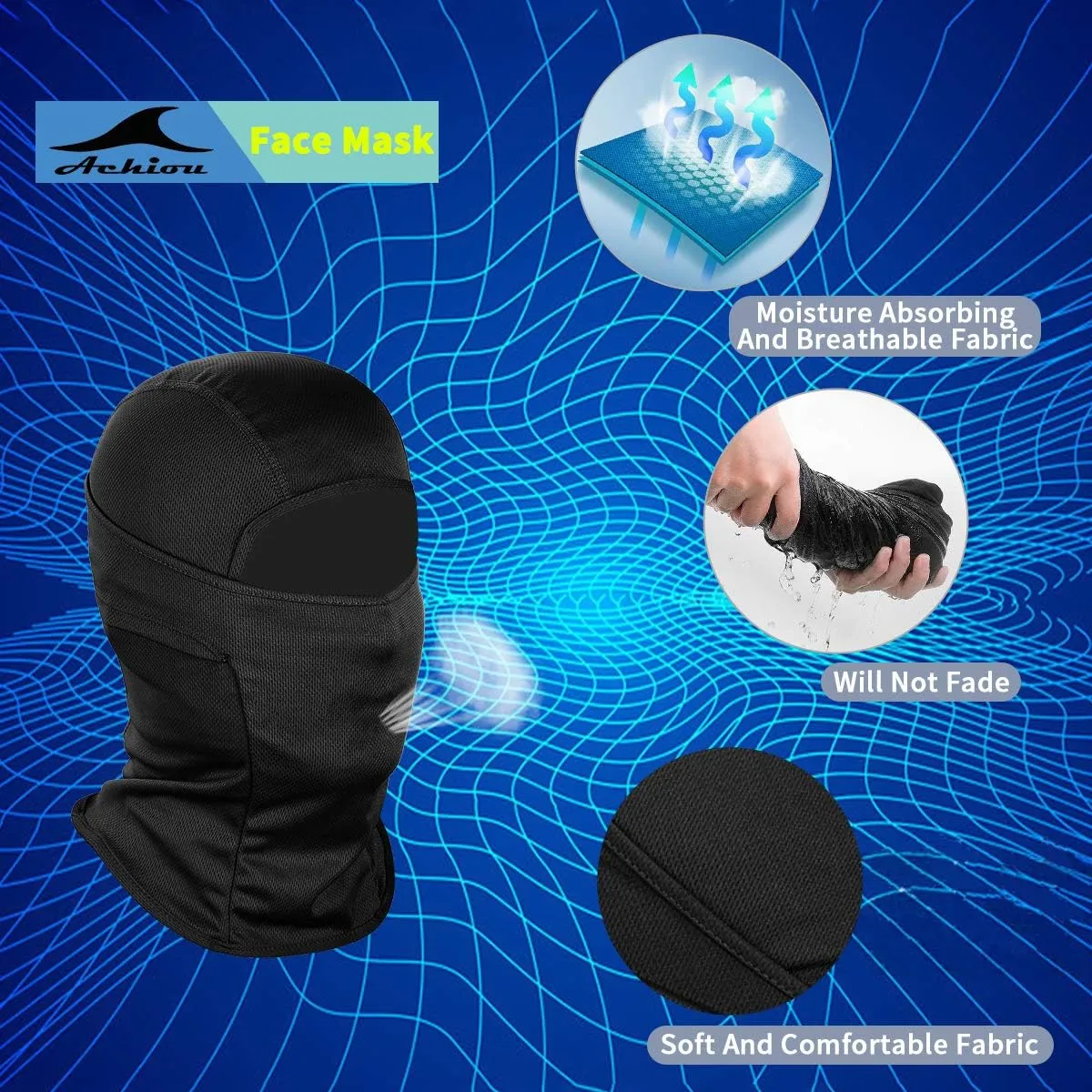 Ski Mask/ Balaclava Face Mask / Shiesty Mask -UV Protector - Lightweight