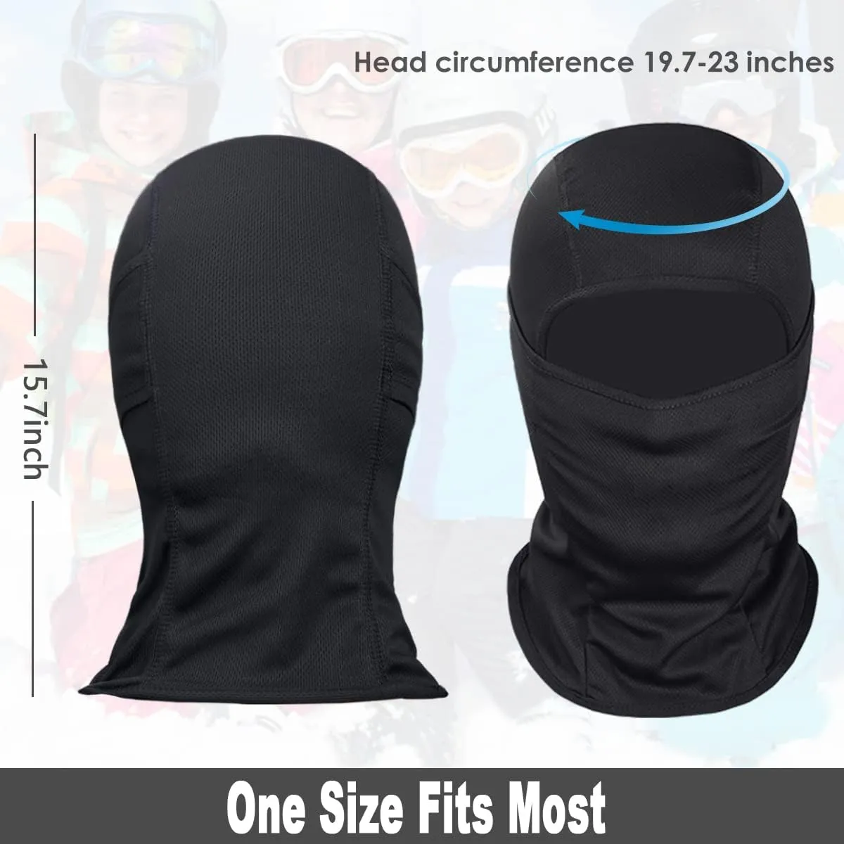 Ski Mask/ Balaclava Face Mask / Shiesty Mask -UV Protector - Lightweight