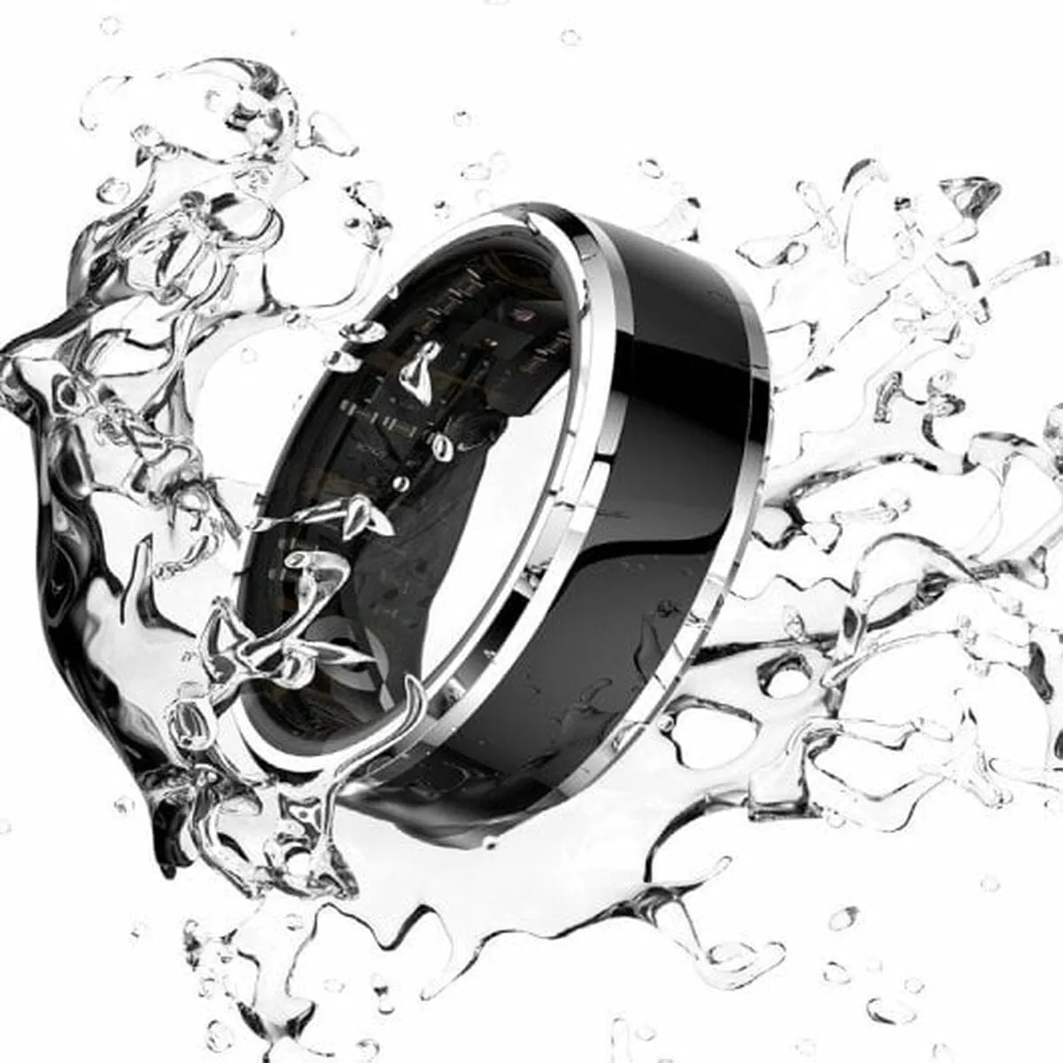 Smart ring Cool Ring Health   Base Powerbank Black 20 mm