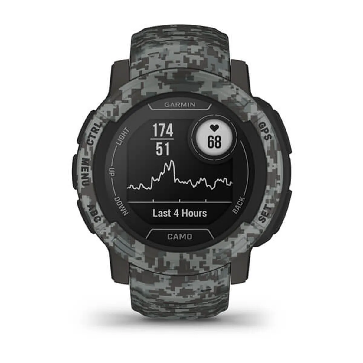 Smartwatch GARMIN Instinct 2 Camo Edition Dark grey 0,9" Black Graphite