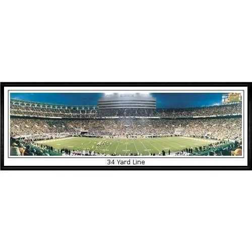 Tennessee Vols 34 Yard Line"  - 13.5"x39" Standard Black Frame"