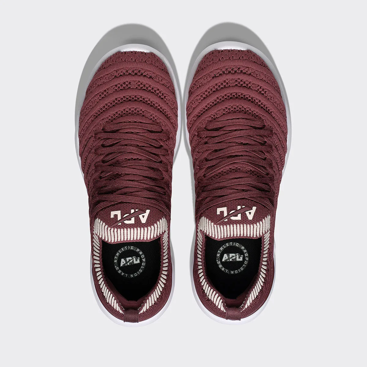 Women's TechLoom Wave Burgundy / Creme / Ribbed